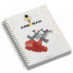 Kuşe Mukavva Sıvama Spiralli Defter